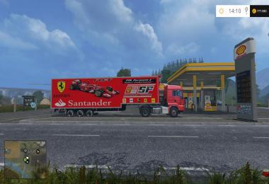 SKINS TRAILER - FERRARI F1/BANCO SANTANDER  FINAL