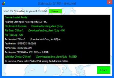 ScsExtractor (Automatic Mod Extractor) V1.0.0