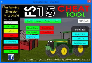FS2015 Cheat Tool For FS15 V1.2 V2.6.1