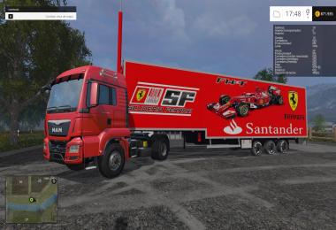 SKINS TRAILER - FERRARI F1/BANCO SANTANDER FINAL-  IMPROVED