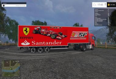 SKINS TRAILER - FERRARI F1/BANCO SANTANDER FINAL-  IMPROVED