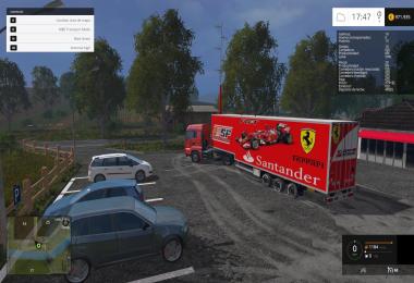 SKINS TRAILER - FERRARI F1/BANCO SANTANDER FINAL-  IMPROVED