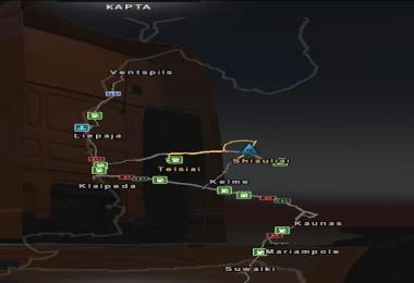 Baltics Country Map Beta Version v0.1