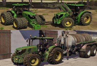 John Deere 6170R + Front Loader (Washable)