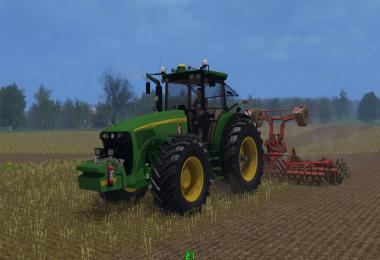John Deere 8520 mod plowing + Bonus