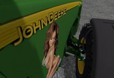 John Deere 8520 mod plowing + Bonus