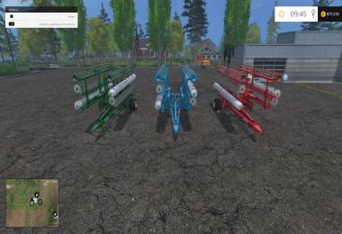 Lemken Heliodor wide tripple pack with steering axles v1.2 Final