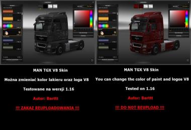 MAN TGX V8 skin 1.16