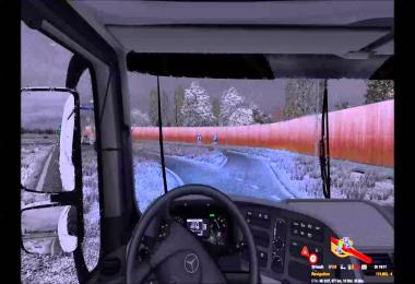 Mercedes Benz Actros realistic sound mod (ETS2) by Slash
