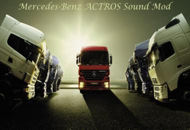 Mercedes Benz Actros Sound Mod