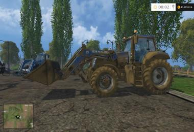New Holland T8.320 with Front Loader Attachment & Large Loaders v1.0