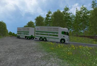 Scania cattle trailer v1.0