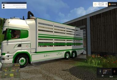 Scania cattle trailer v1.0