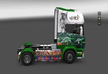 Scania R Graffiti Hip Hop skins 1.16.x