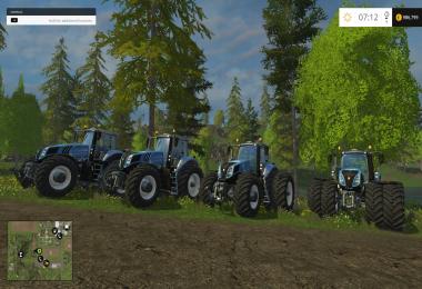 Standard Power Blue New Holland T8's 4 pack Final Version's V1.5 Final