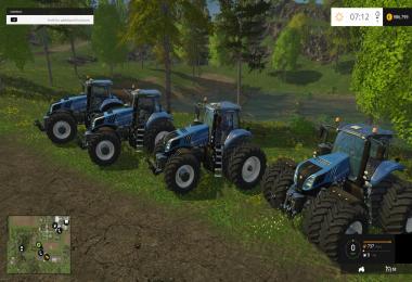 Standard Power Blue New Holland T8's 4 pack Final Version's V1.5 Final