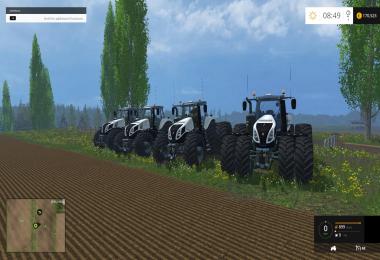 White New Holland T8's 4 pack Final Version's V1.5 Final