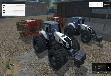 White New Holland T8's 4 pack Final Version's V1.5 Final
