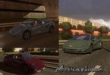 Attrazione Auto in Traffic