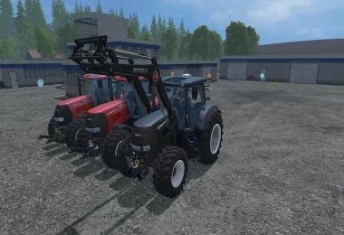 Case Puma 230 cvx front loader v2.4 Reifen Fix Rot