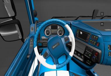 Daf Euro 6 Blue Dashboard & Interior