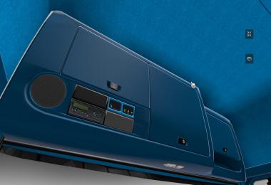 Daf Euro 6 Blue Dashboard & Interior