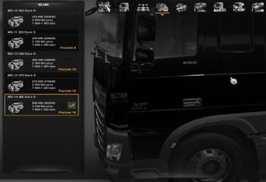 DAF XF Euro 6 660 HP Engine with badge