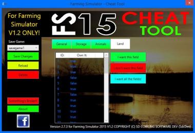 FS 2015 Cheat Tool for FS2015 V1.2