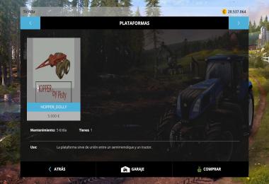 Grain hopper whit dolly v1