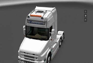 GTM Kelsa Double roofbar for SCS and RJL Scanias