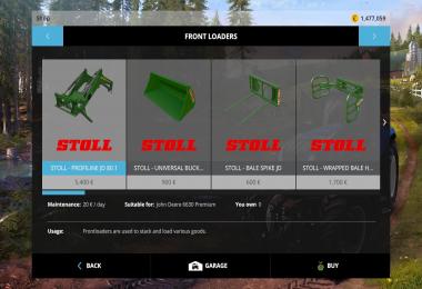JohnDeere FrontLoader Pack v1