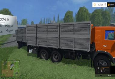 KamAZ 53212 Yellow + Trailer GKB v2.0