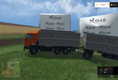 KamAZ 53212 Yellow + Trailer GKB v2.0