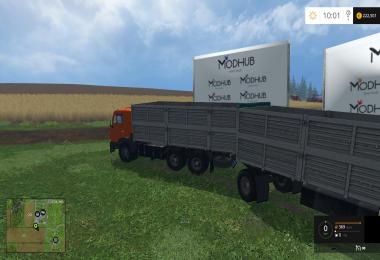 KamAZ 53212 Yellow + Trailer GKB v2.0