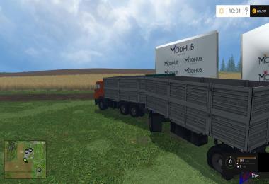 KamAZ 53212 Yellow + Trailer GKB v2.0