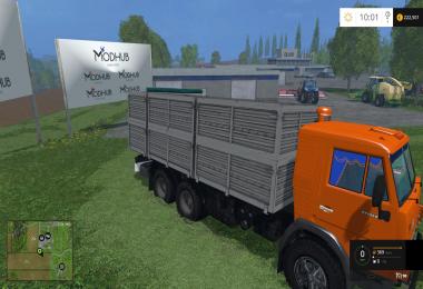 KamAZ 53212 Yellow + Trailer GKB v2.0
