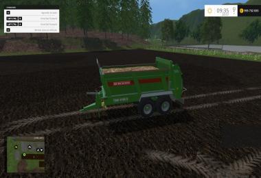 Manure compost spreader V1