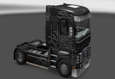 Renault Magnum Flames Paint Job