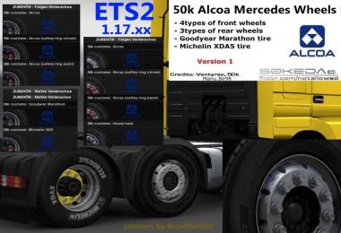 50k Mercedes Alcoa Wheels Pack v1.0