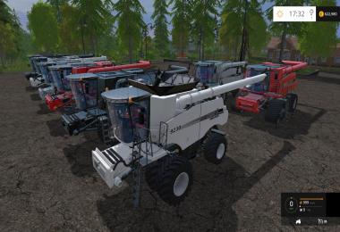 CaseIH 8 Pack HDR Dyeable Combine Harvesters v1.4