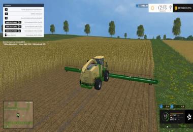 Krone Big X with 128k v1.0 mit Breiteren vorderreifen