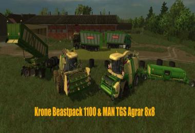 Krone BigX 1100 BeastPack v12.0 Beta