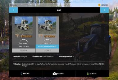 Man TGX 8x4 Pack  V1.0