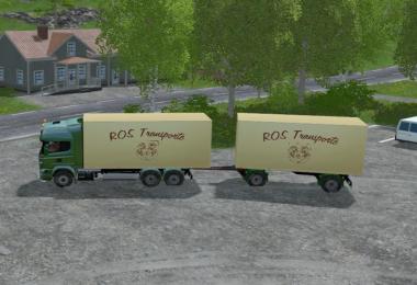 ROS Truck Scania and Trailer v0.5 beta