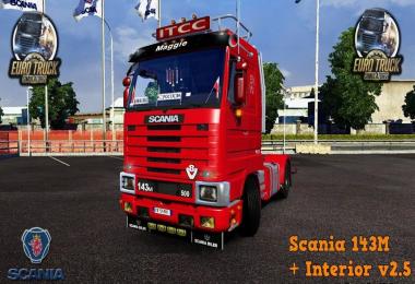 Scania 143M + Interior v2.5