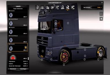 DAF 105 SSC + Schmitz + Flarepack