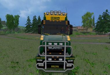 John Deere Scania truck John Deere SemiTrailer by Eagle355th v2.0
