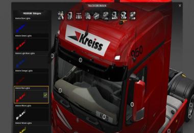 Colored interior lights for all Trucks upgrade by Andis Kreps V3