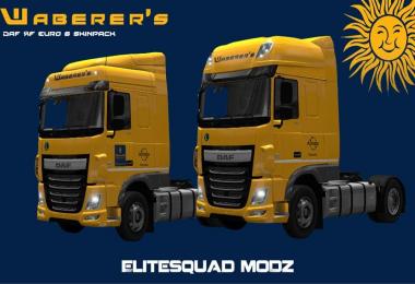 DAF XF Euro 6 Waberer’s Skin Pack v1.0
