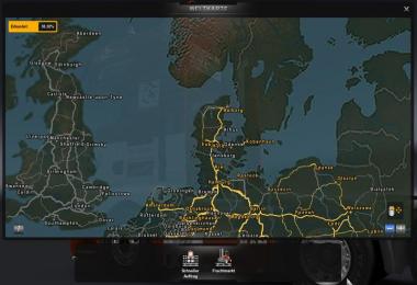 Europamap in color v2.0 mirt Scandinavien DLC